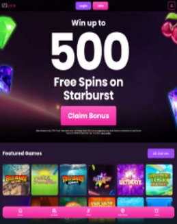 123Spins Casino screenshot