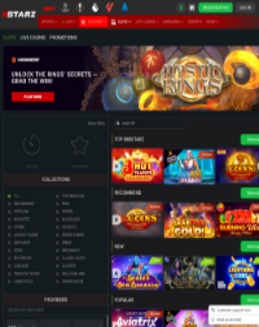 888STARZ Casino screenshot