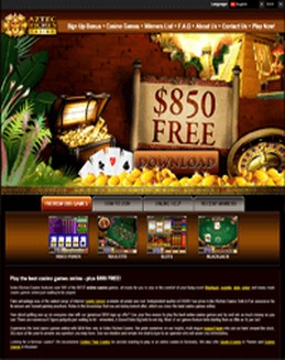 Aztec Riches Casino screenshot