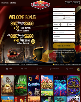Bella Vegas Casino screenshot