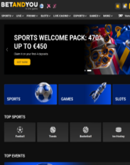 BetandYou Casino screenshot