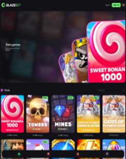 BlazeBet Casino screenshot