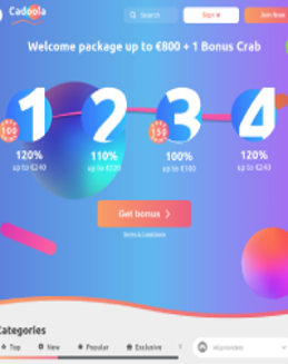Cadoola Casino screenshot