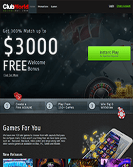Club World Casino screenshot