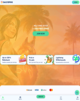 Dailyspins Casino screenshot