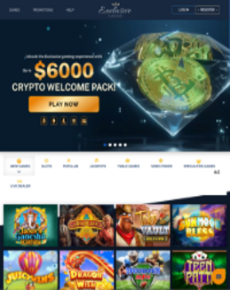 Exclusive Casino screenshot