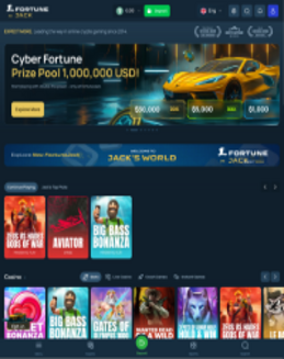FortuneJack Casino screenshot