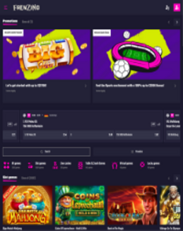 Frenzino Casino screenshot