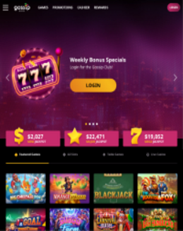 Gossip Slots Casino screenshot