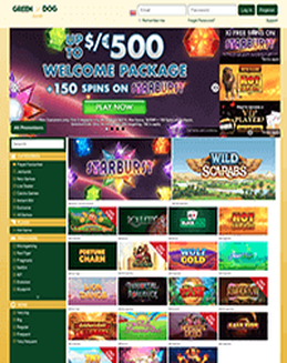 Green Dog Casino screenshot