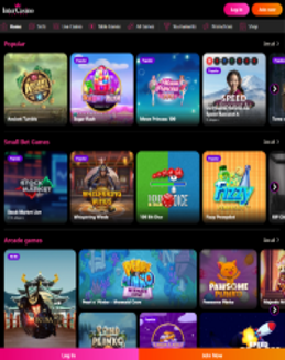 InterCasino screenshot