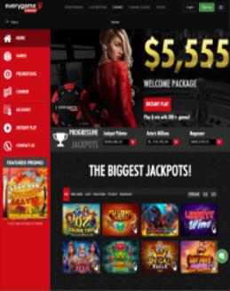 Everygame Casino screenshot