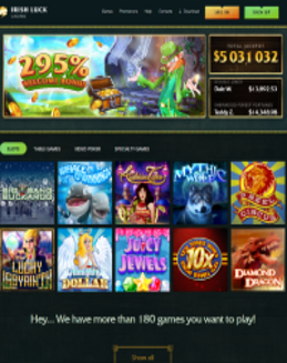 Irish Luck Casino screenshot