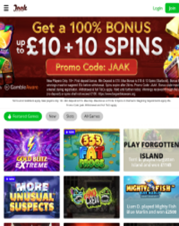 Jaak Casino screenshot