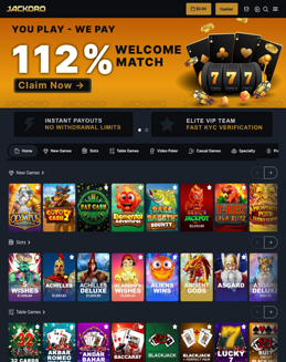 Jackoro Casino screenshot