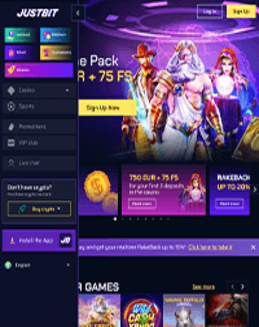 JustBit Casino screenshot