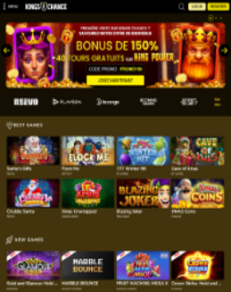 Kings Chance Casino screenshot