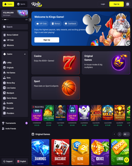Kings Game Casino screenshot