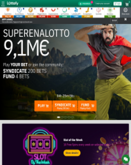 Lottofy Casino screenshot