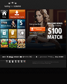 Lucky Club Casino screenshot