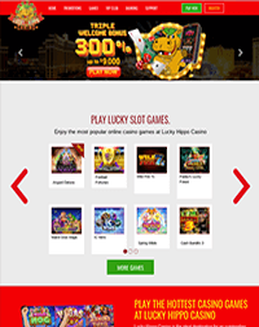 Lucky Hippo Casino screenshot