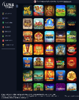 Luna Casino screenshot