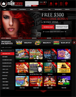 Maple Casino screenshot