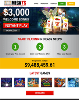 Mega7s Casino screenshot
