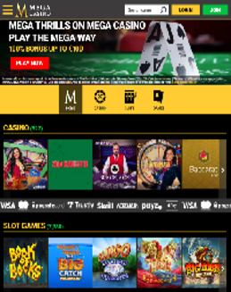 Mega Casino screenshot