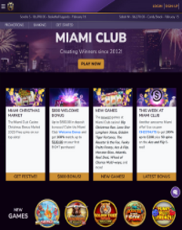 Miami Club Casino screenshot