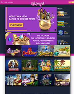 Millionpot Casino screenshot