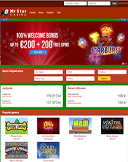 Mr Star Casino screenshot