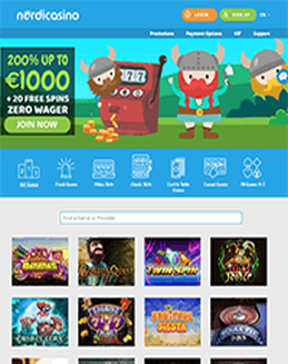 Nordicasino screenshot