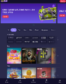 OpaBet Casino screenshot