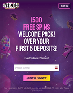 Overload Casino screenshot