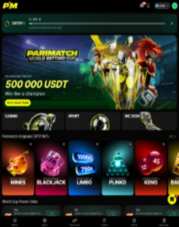 Parimatch Casino screenshot