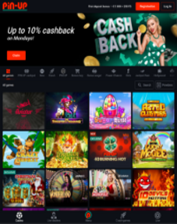 Pin Up Casino screenshot