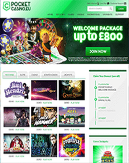 Pocket Casino EU screenshot