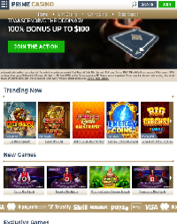 Prime Casino screenshot