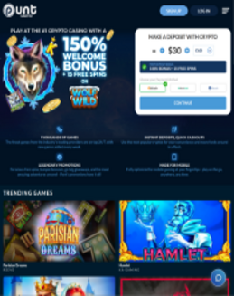 Punt Casino screenshot