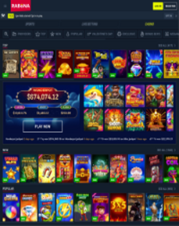 Rabona Casino screenshot