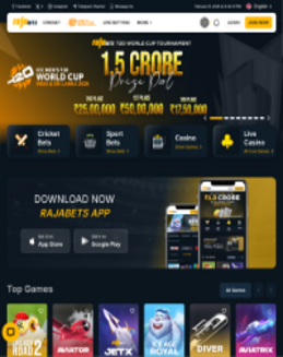 Rajabets Casino screenshot