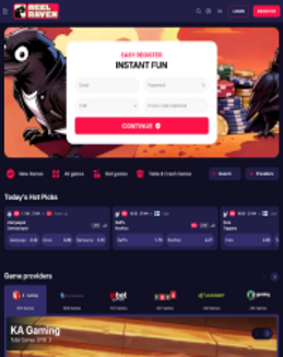 ReelRaven Casino screenshot