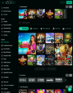 Rockbet Casino screenshot