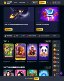 RocketPlay Casino screenshot
