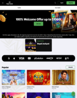 Royal Panda Casino screenshot