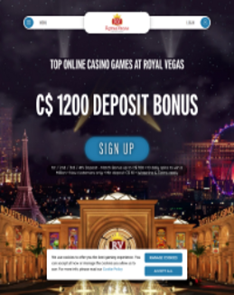Royal Vegas Casino screenshot