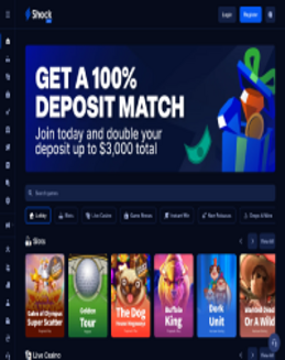 Shock Casino screenshot