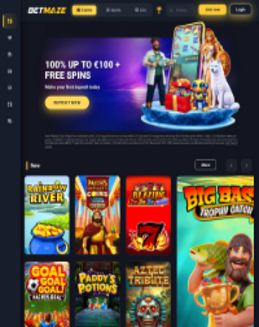 Betmaze Casino screenshot