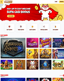 Supacasi Casino screenshot